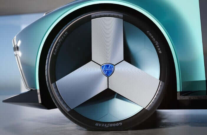 Lancia Pu+Ra HPE, le nouveau concept électrique audacieux avec Goodyear