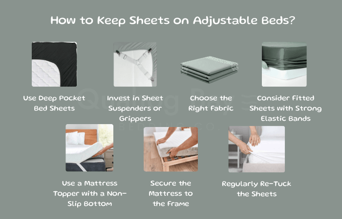 How to Keep Sheets on Adjustable Beds
