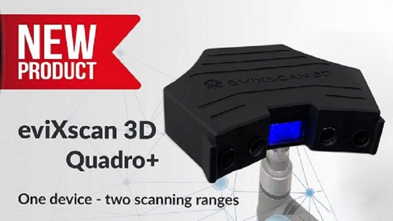 New eviXscan 3D Quadro+ scanner now on the market !!!