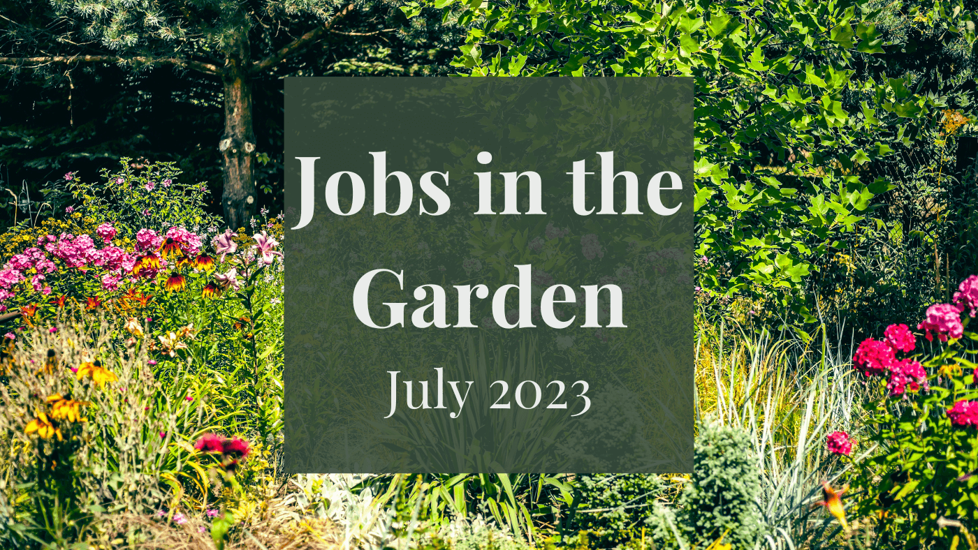 Jobs in the Garden: July 2023