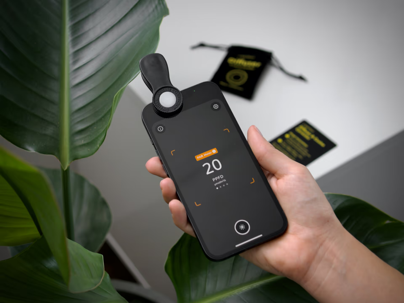 Accurate and Affordable PPFD Meter from your Phone