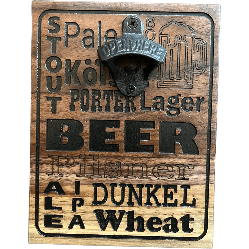 The Best Handmade Personalized Wooden Bottle Opener