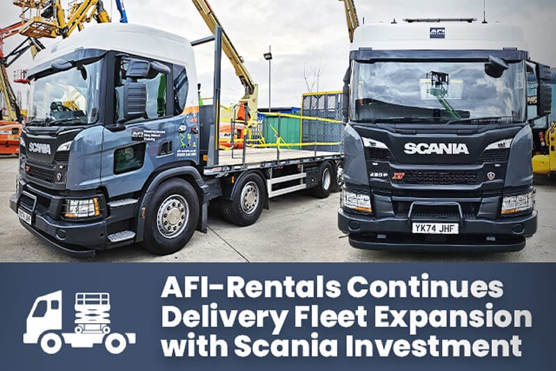 AFI-Rentals Continues Delivery Fleet Expansion with Scania Investment