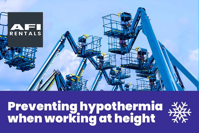 Preventing hypothermia at height