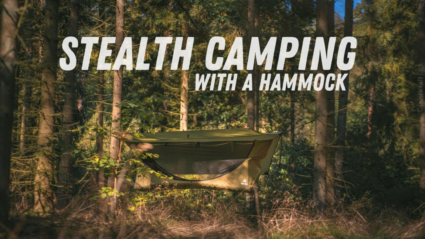 STEALTH CAMPING with a HAMMOCK