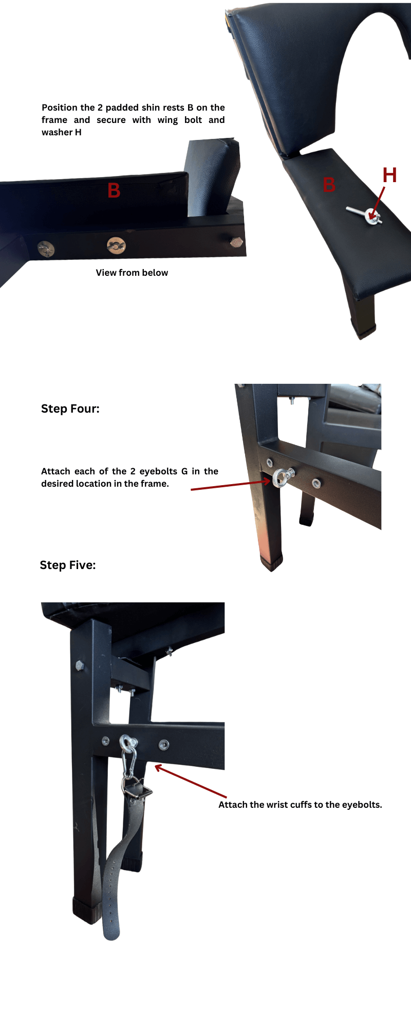 Roomsacred Hourglass Spanking Bench Instructions