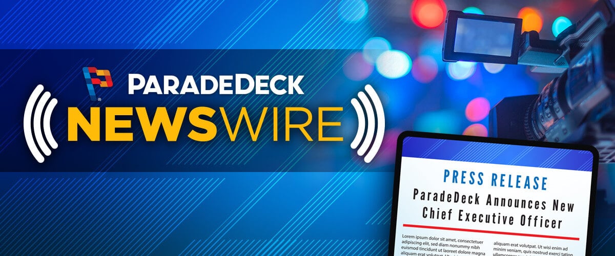 PRESS RELEASE: Parade Deck Announces new CEO