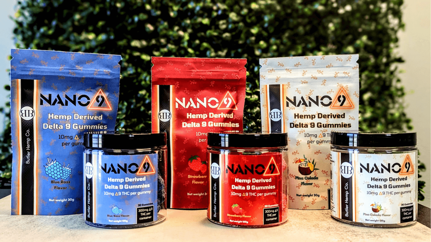 Butler Hemp Co's Nano 9 Gummies