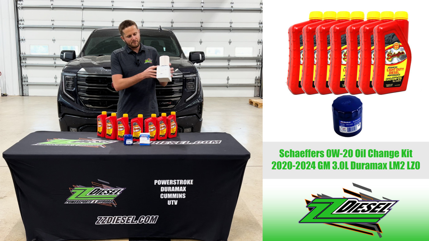 Schaeffers 0W-20 Diesel Oil Change Kit