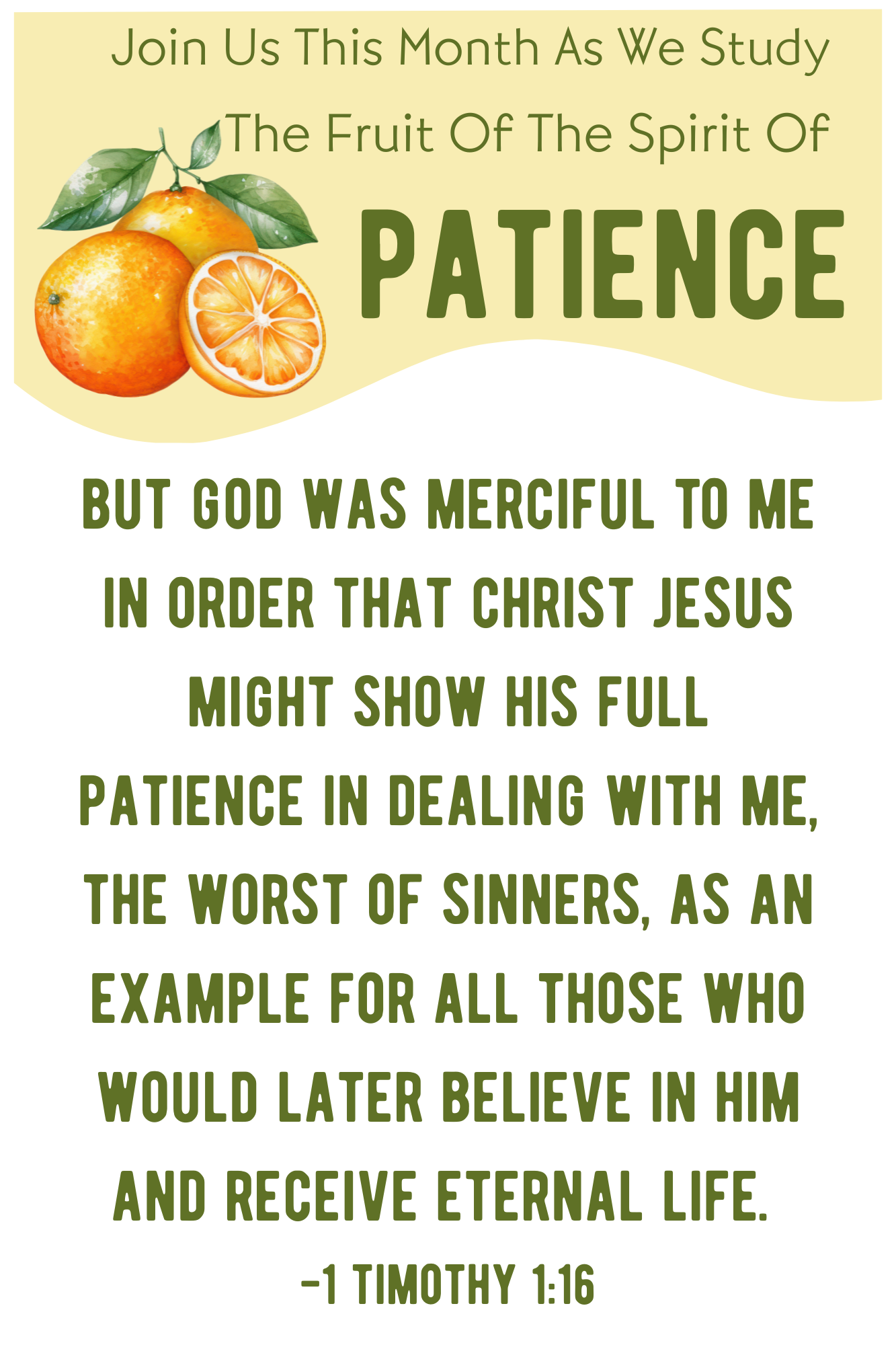 1 Timothy 1:16 | Audio Prayer