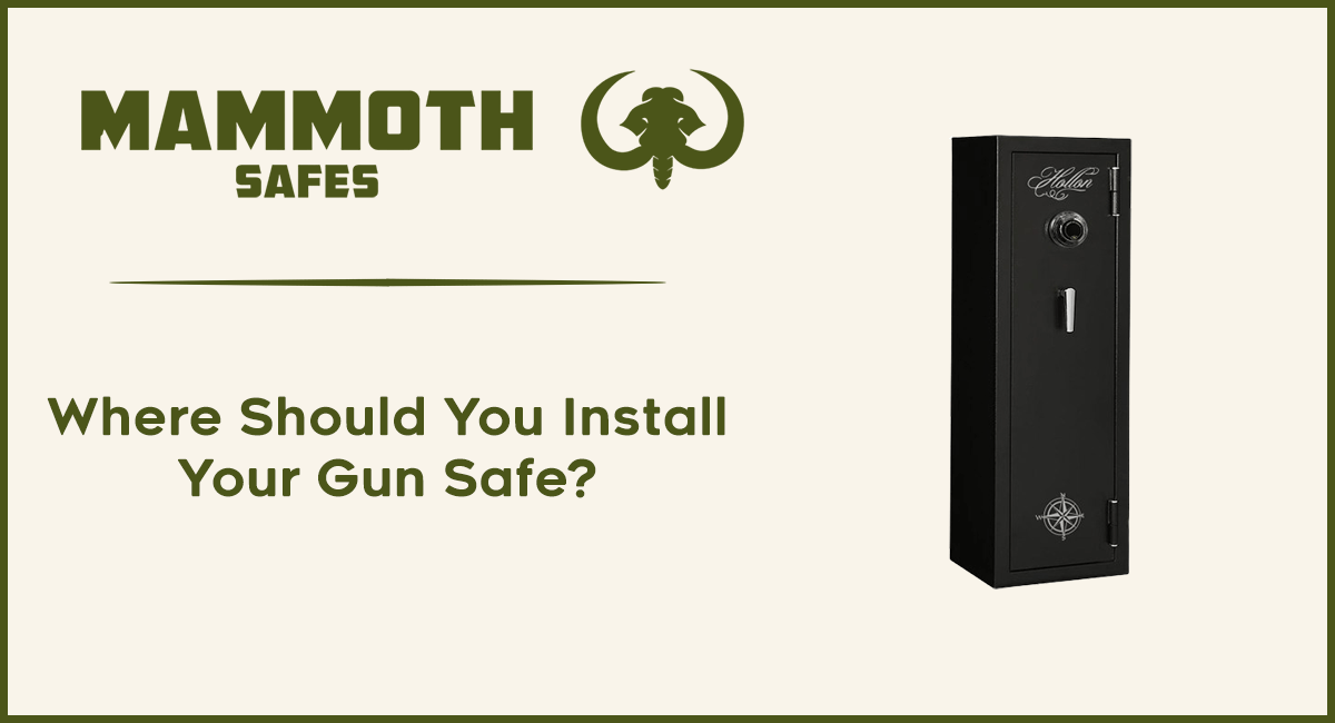 Where Should You Install Your Gun Safe?