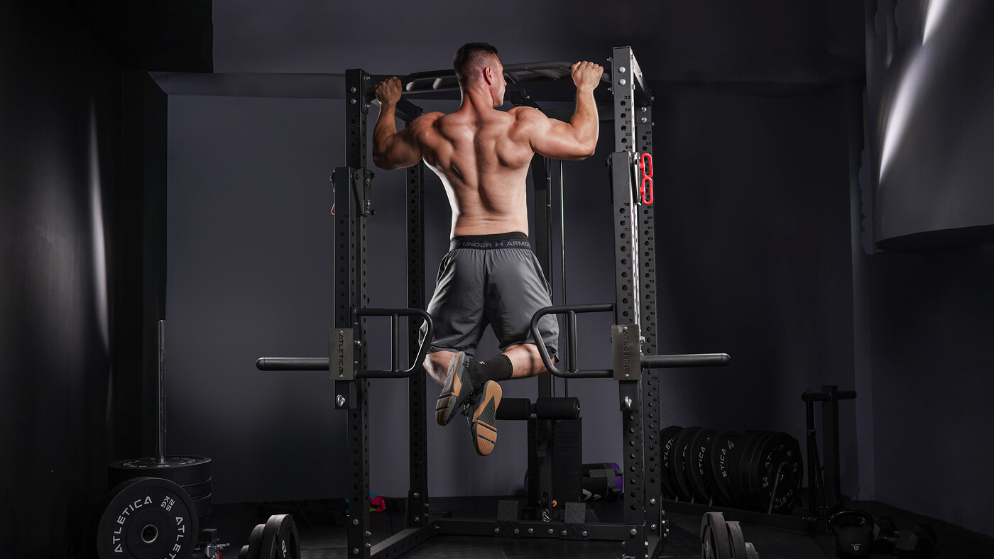 Pull Ups am Power Rack