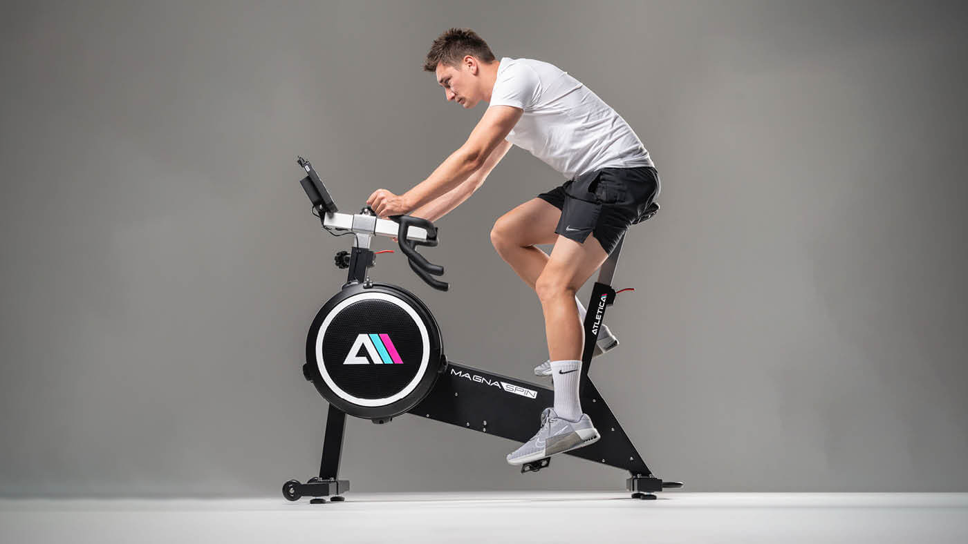 Fitnessbereich Spin Bike Wellnesszentrum