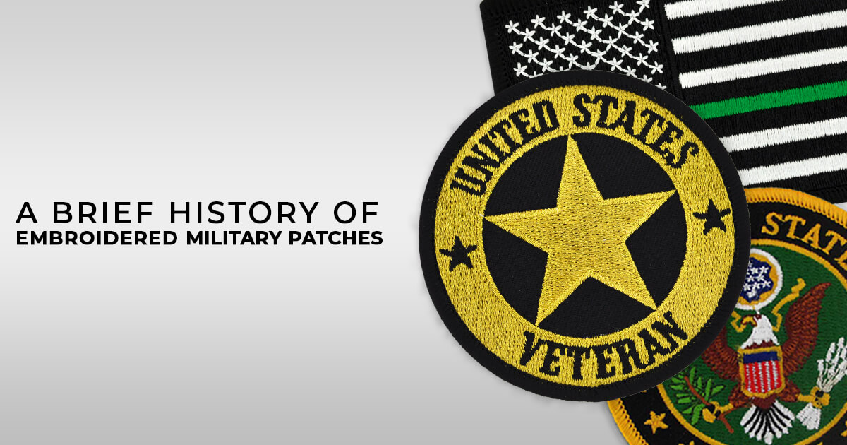 1 Custom Embroidered Patch Factory - Veteran Owned