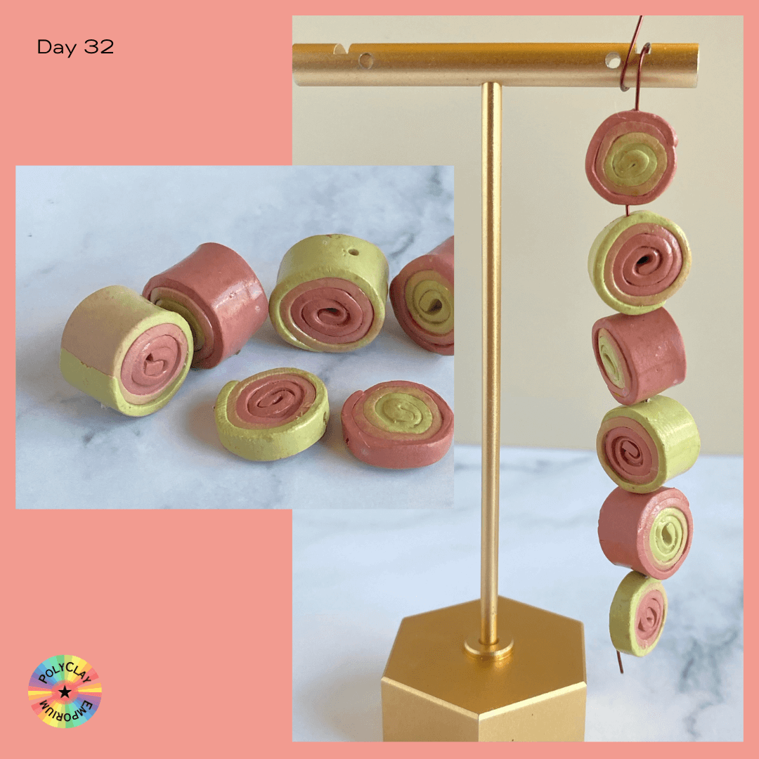 Polymer Clay Roly Poly Beads