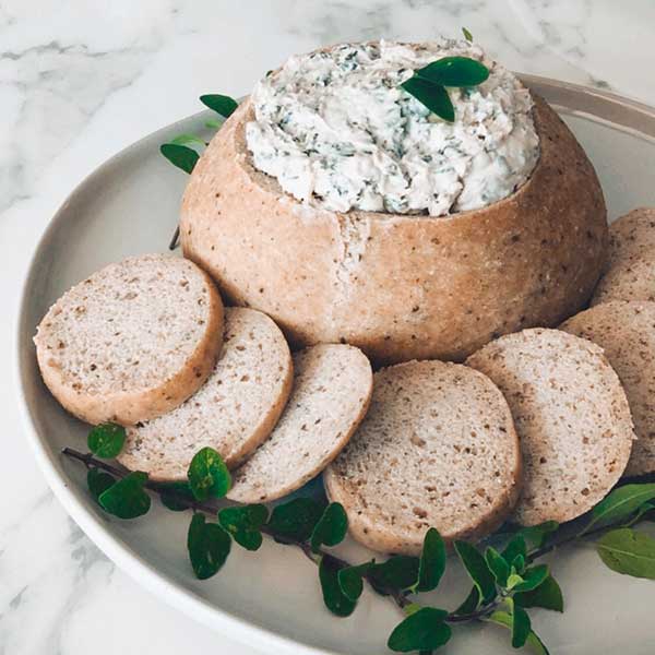 Spinach and Artichoke Bread Bowl