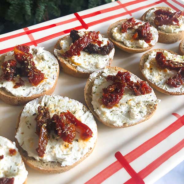 Rosemary (or Everyday) Minis Goat Cheese Delight