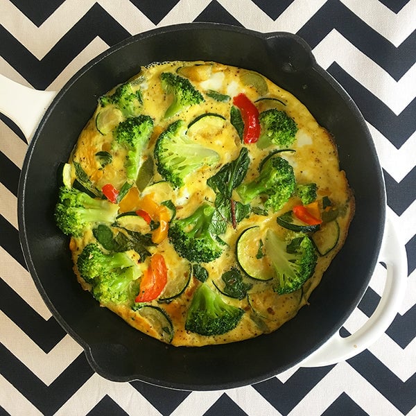 Veggie Egg Frittata - Egg-cellent!