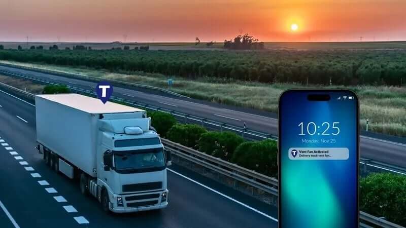 Trackems telematics solutions activate vent fans in reefer truck
