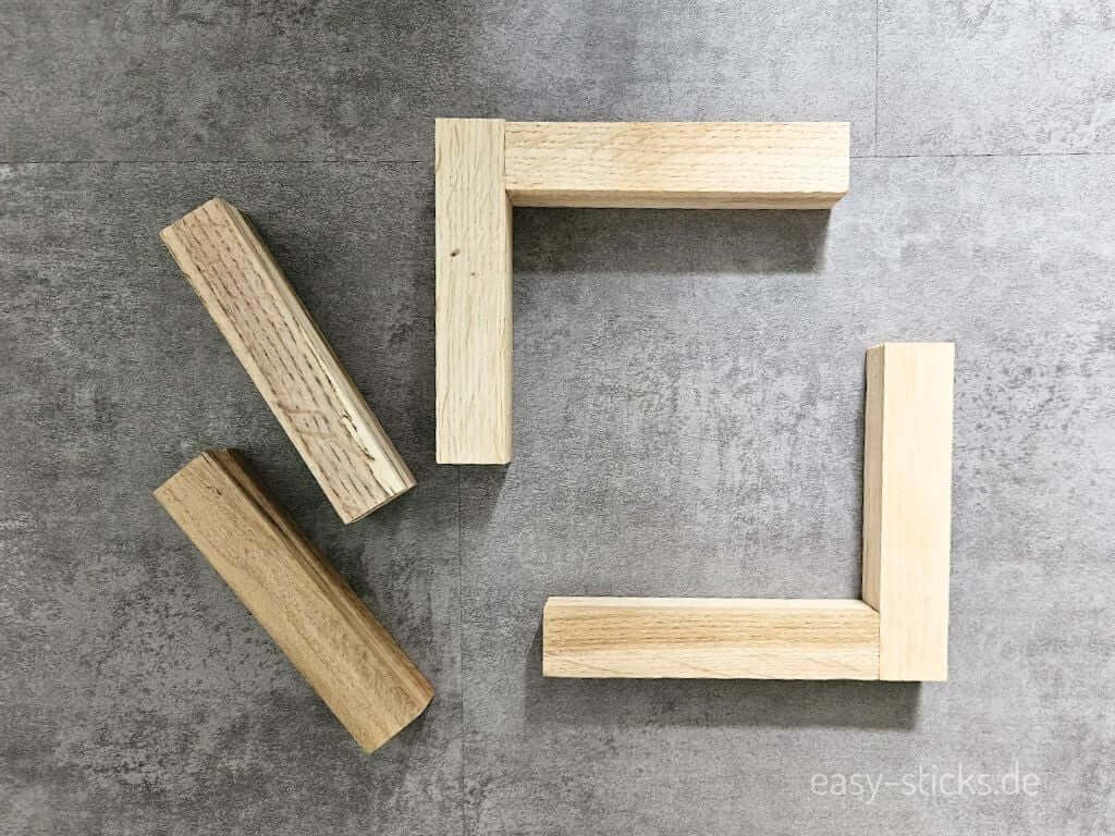 Material für den Deko-Ständer aus Easy-Sticks