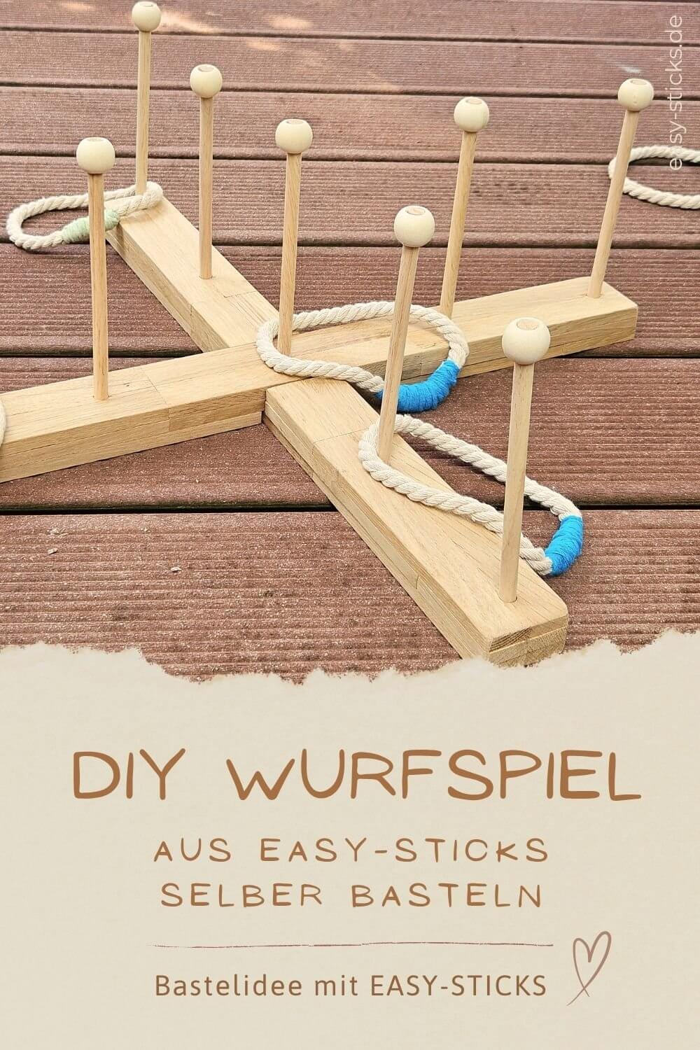 Pinterest Cover DIY Wurfspiel aus Easy-Sticks selber basteln