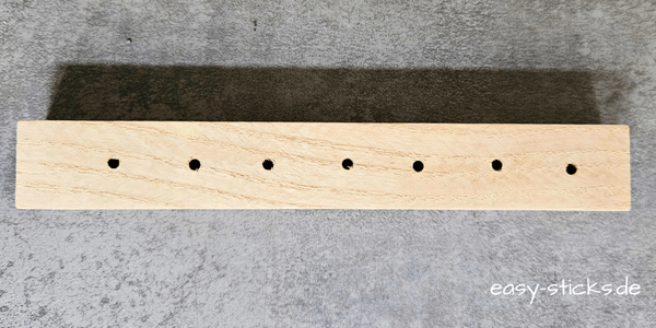Holzklötzchen bohren