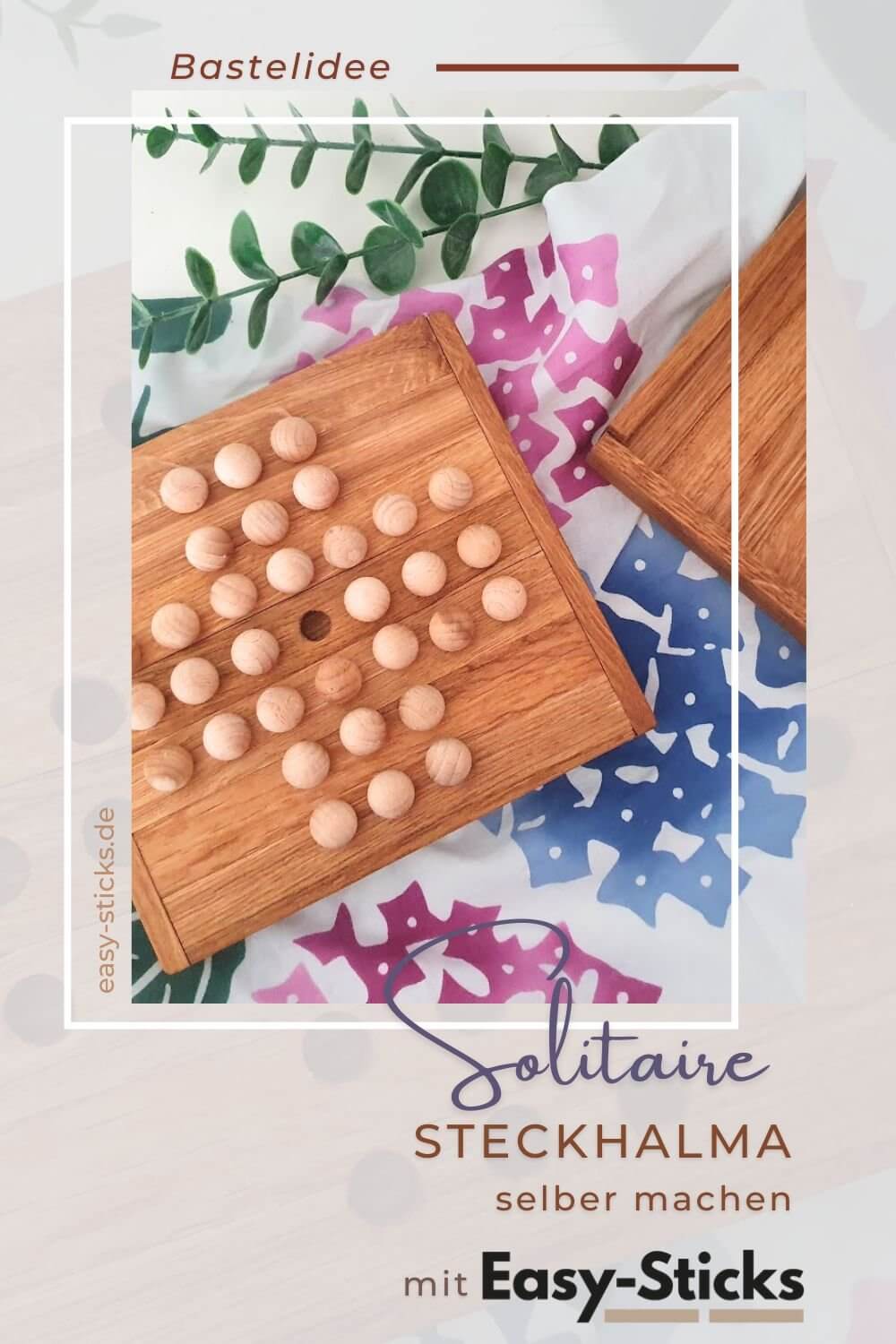 Solitaire aus Easy-Sticks selber machen