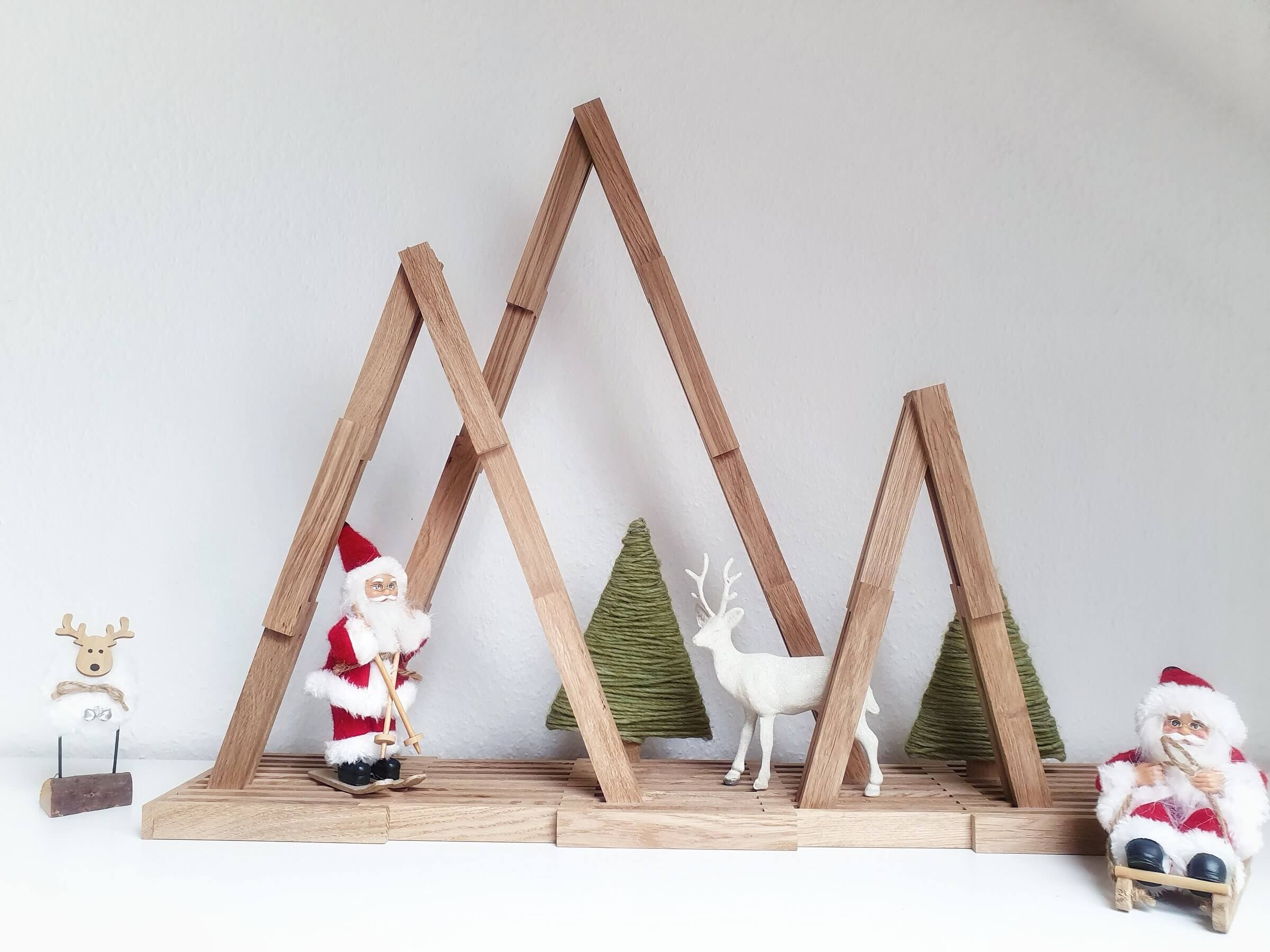 natürlich schlicht skandinavisch - Weihnachtsdeko aus Easy-Sticks