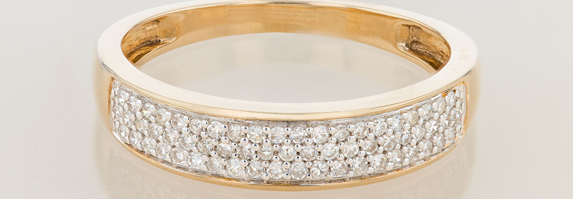 Flat Top Solid 18k Gold Ring – Simple Promise Rings for Couples – Dain –  NaturalGemsAtelier