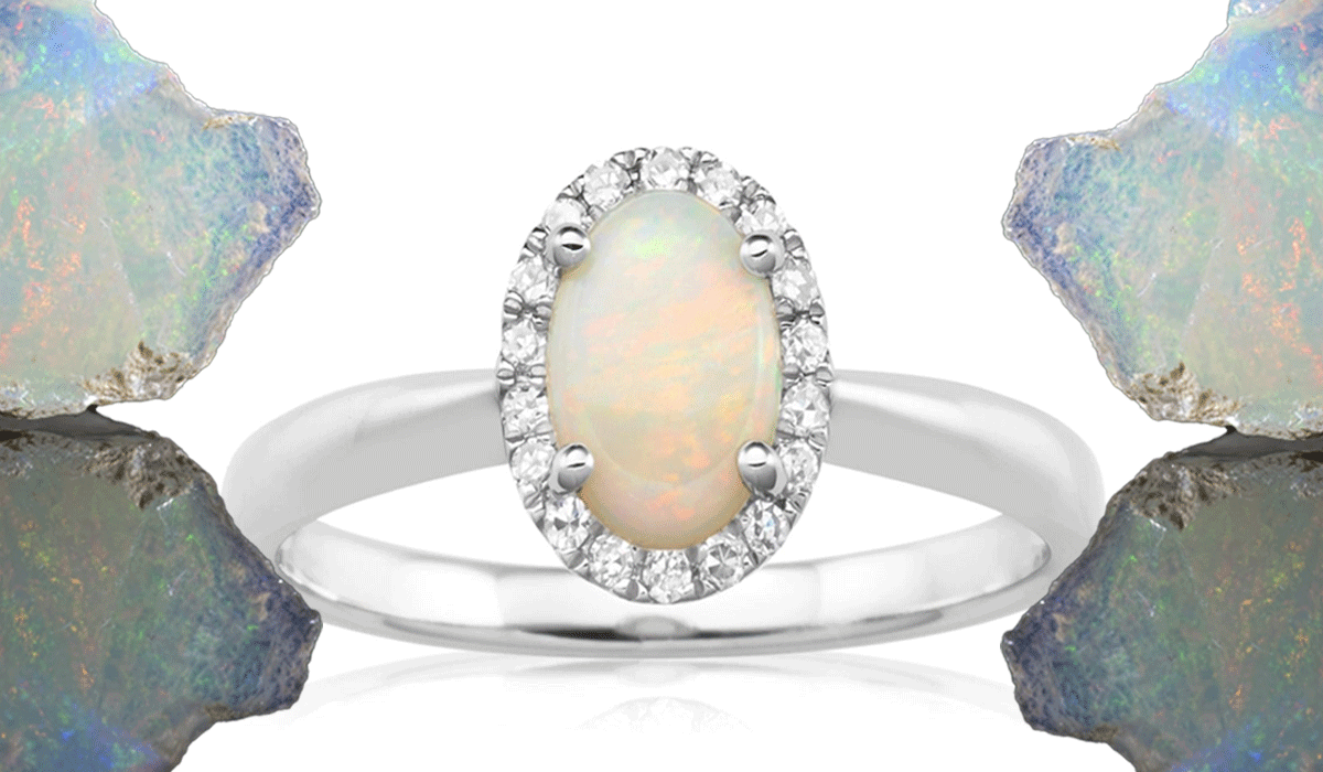 A Roundup Of Our Best Opal Engagement Rings
