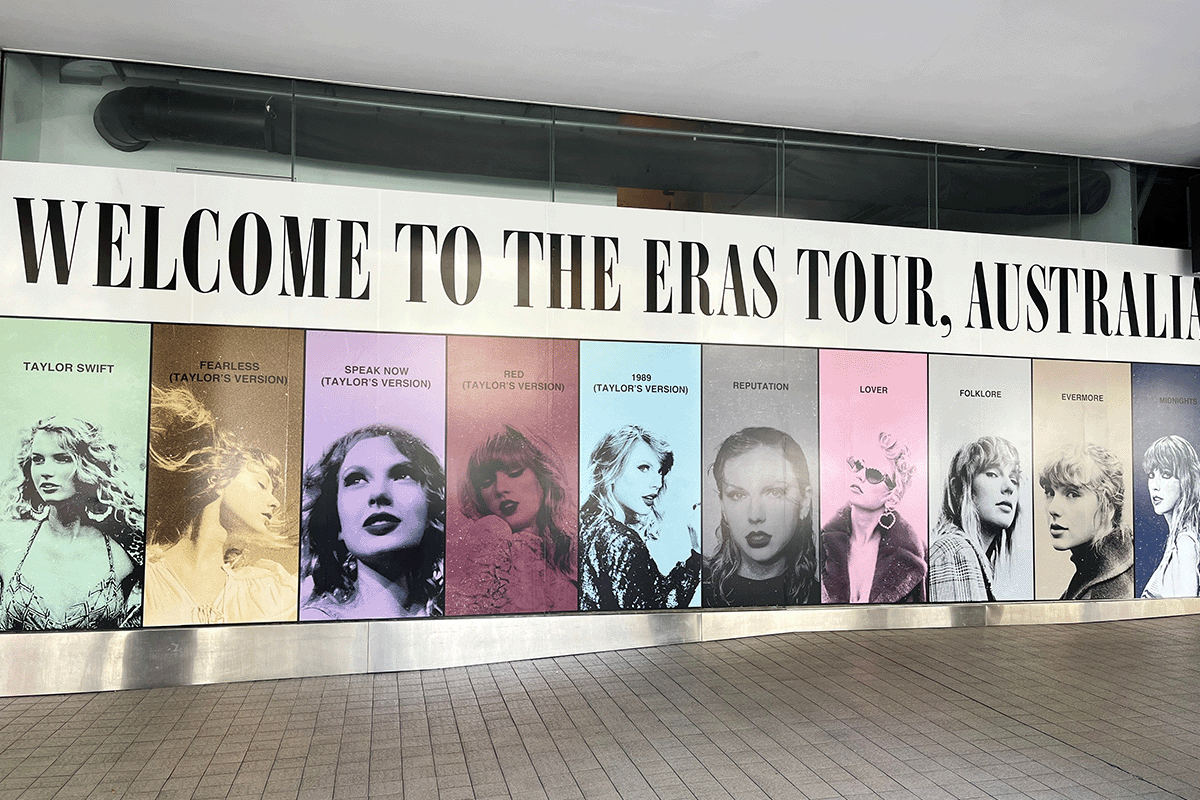 Taylor Swift Australian Eras Tour Poster