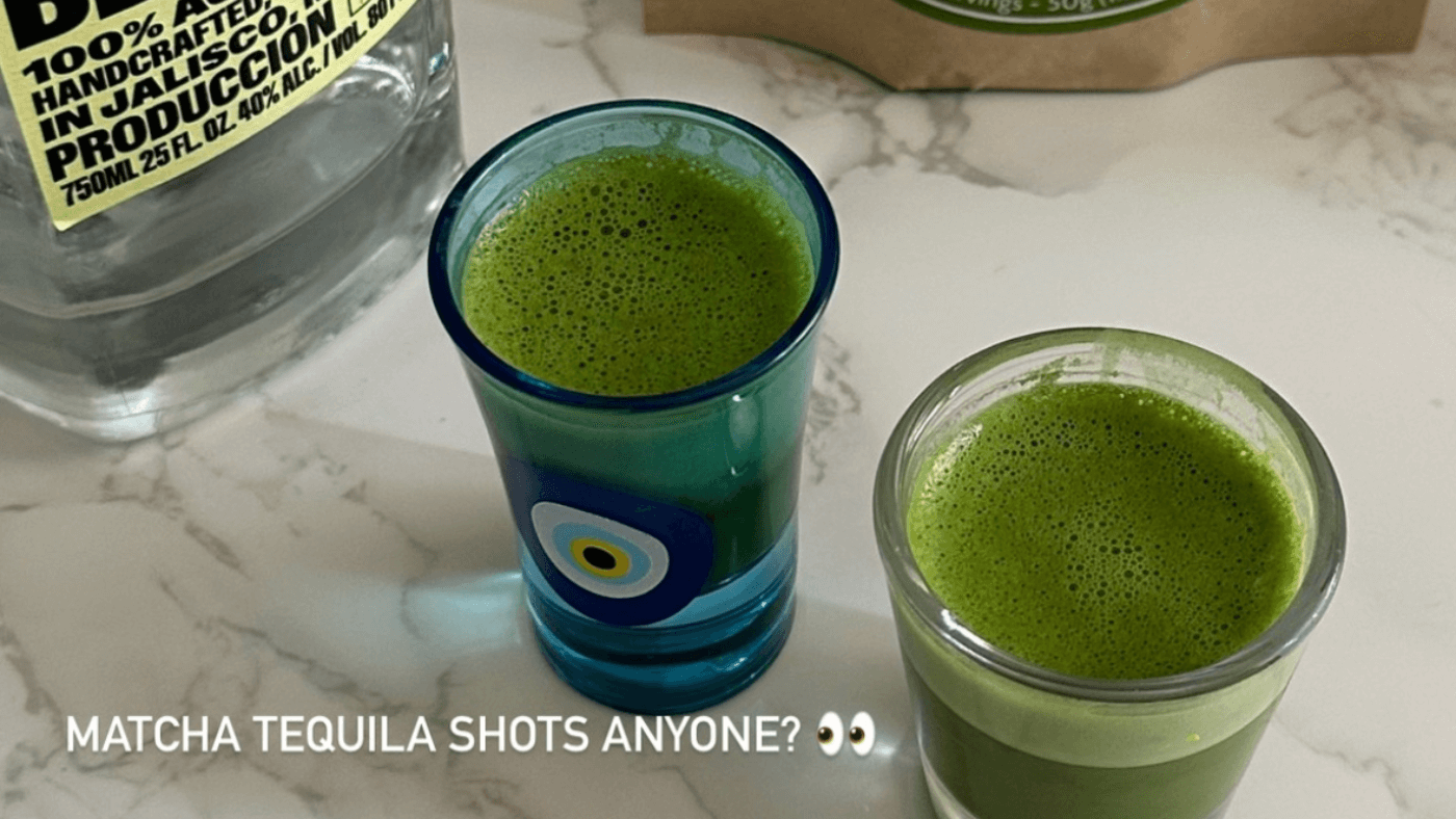 Matcha Tequila Shots Recipe
