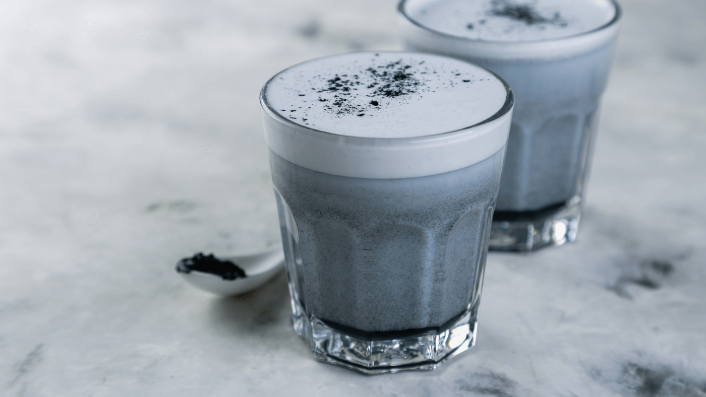 Vegan Charcoal Detox Latte Recipe