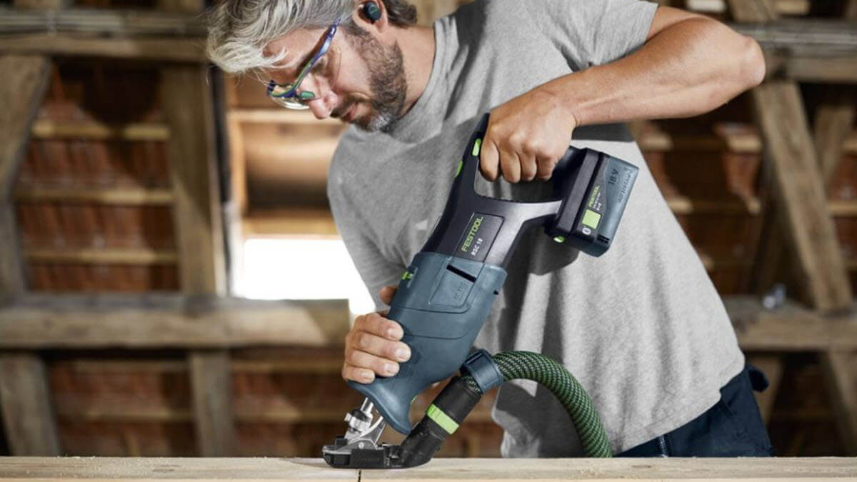 Por qué me encanta mi sierra de sable sin cable RSC 18 de Festool