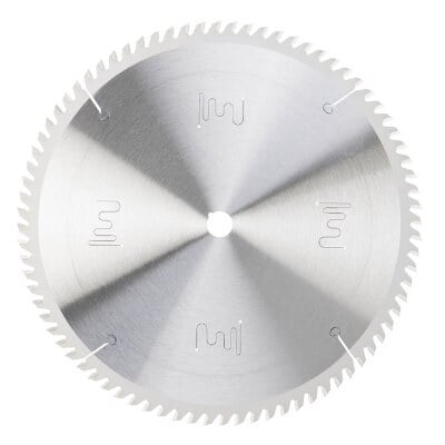 Amana Tool TB10800 Carbide Trim Thin Kerf Trim 10 Inch D x 80T ATB, 10 Deg, 5/8 Bore, Circular Saw Blade. La conception du trait de scie fin assure des coupes lisses et nettes avec un minimum de déchets.