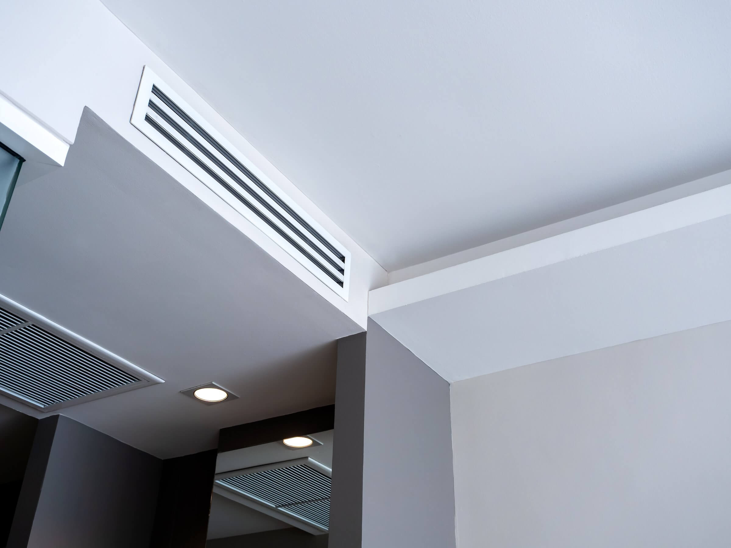 photo of an integrated air con unit in a hotel room