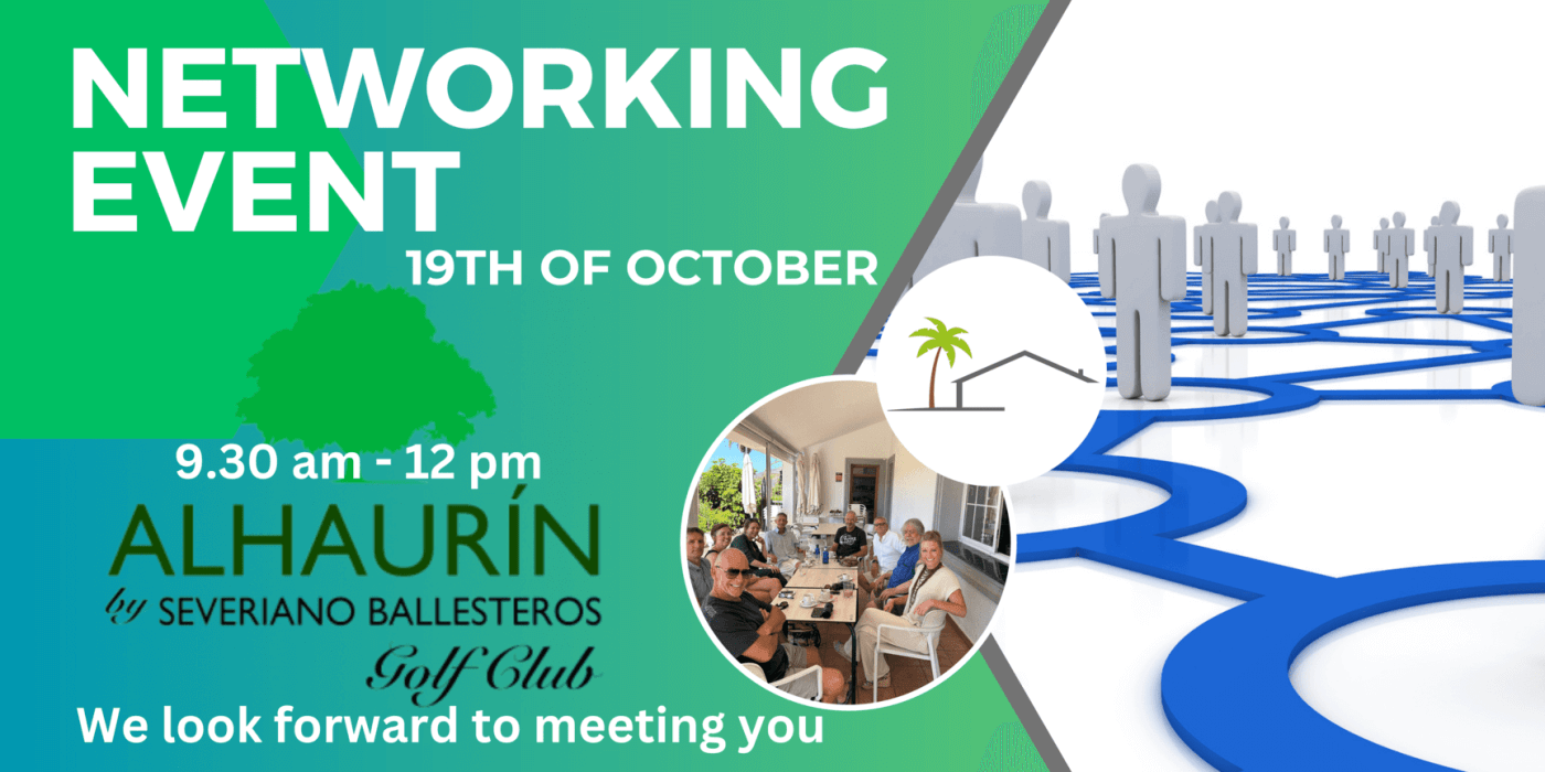 Networking Event at Alhaurin Golf Club 19th of October 2023