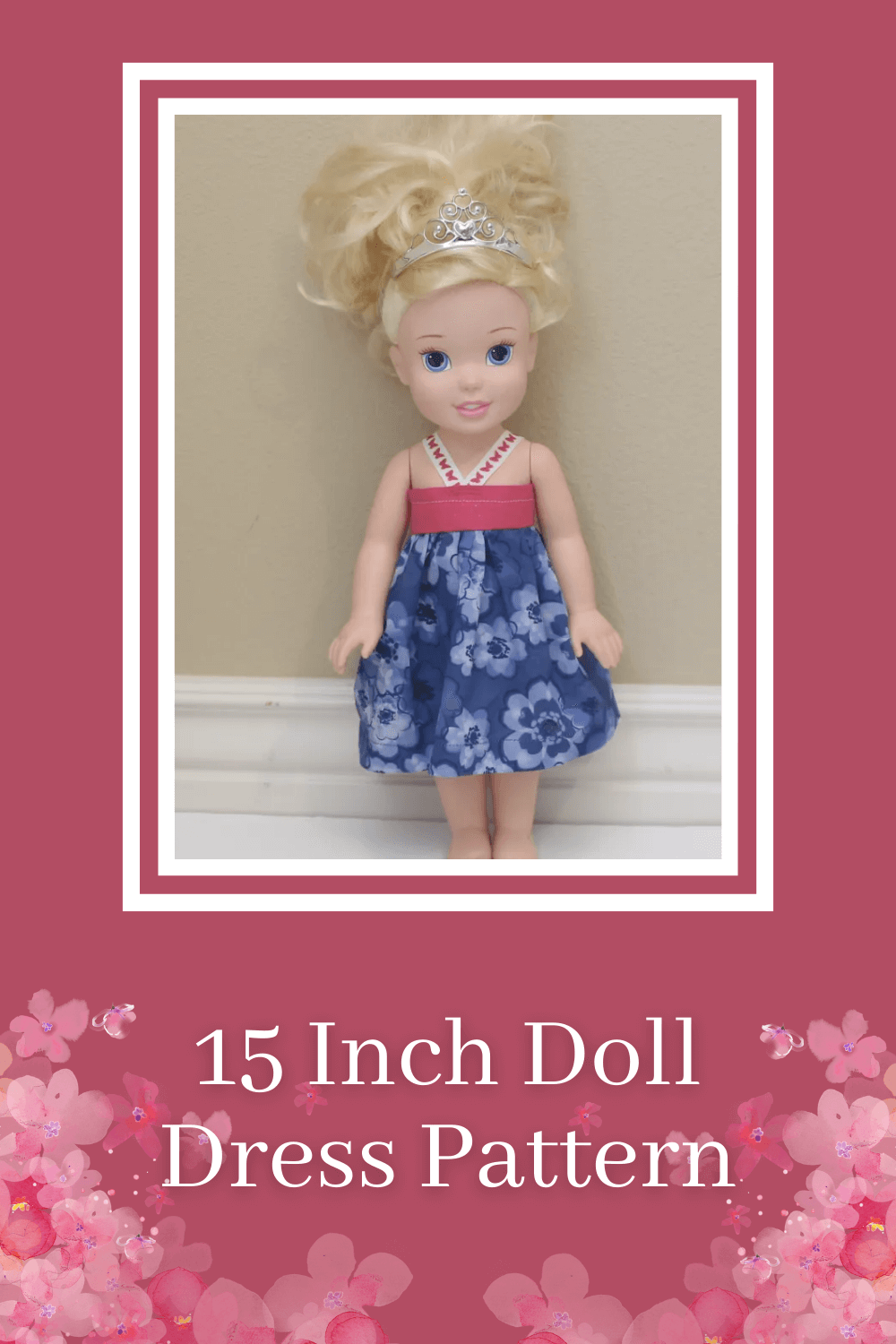 15 Inch Doll Dress Pattern | FREE Doll Dress Pattern