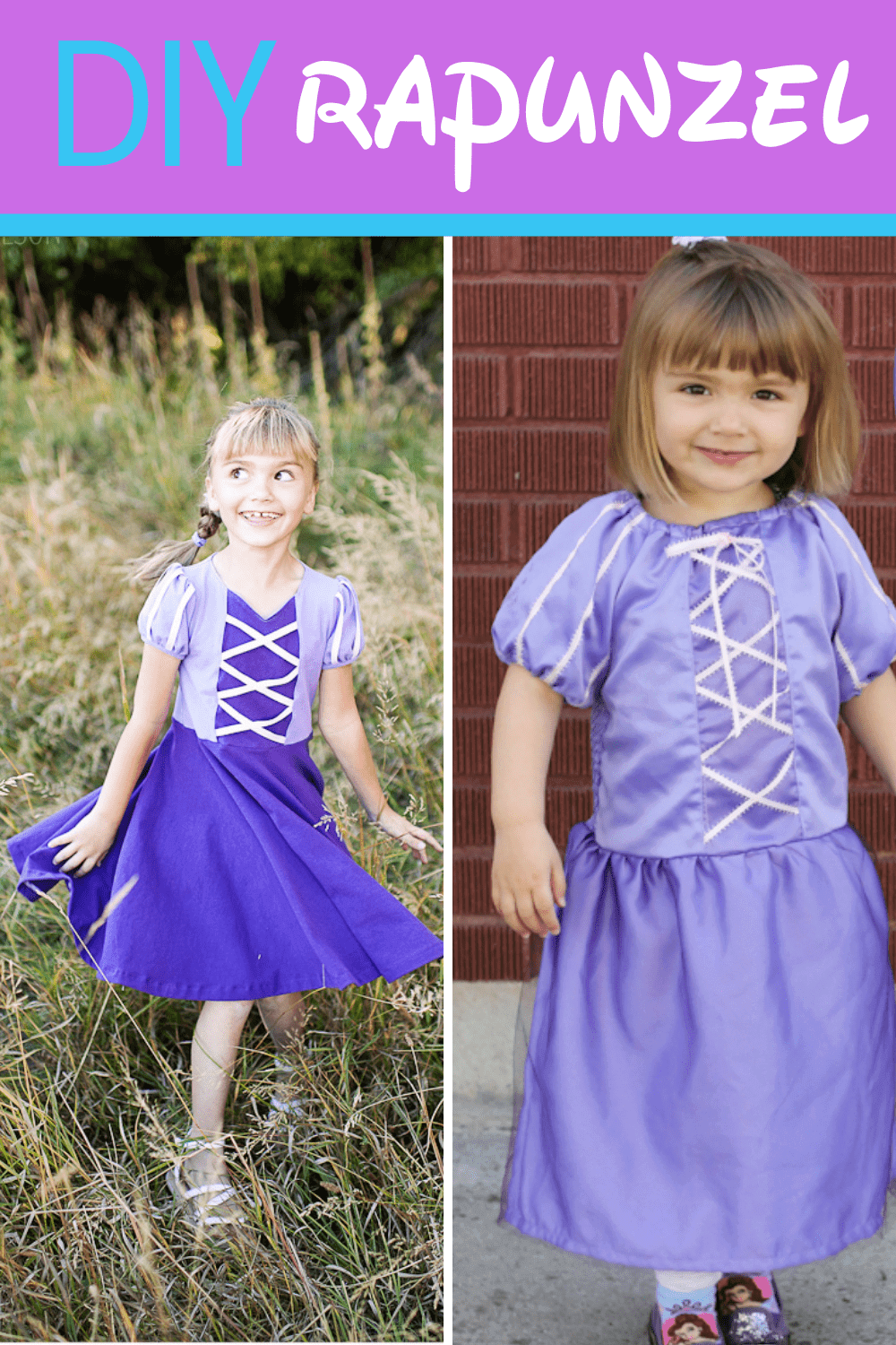 DIY Rapunzel Costumes Inspired by Tangled | 2 Options