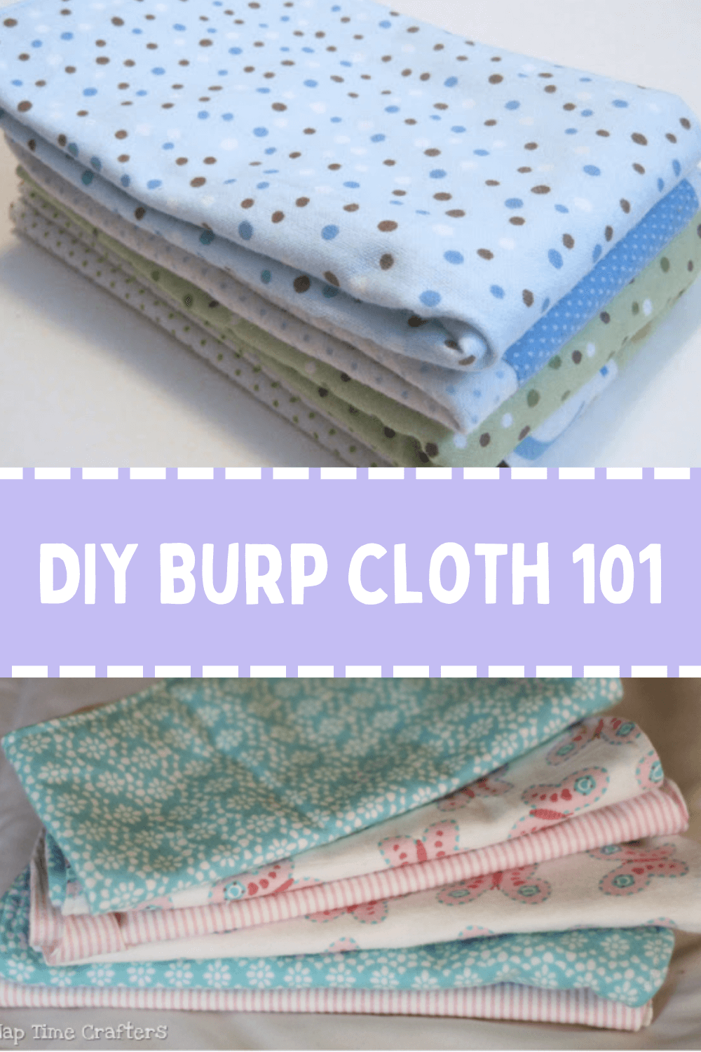 How to Make a Burp Cloth Sewing 101