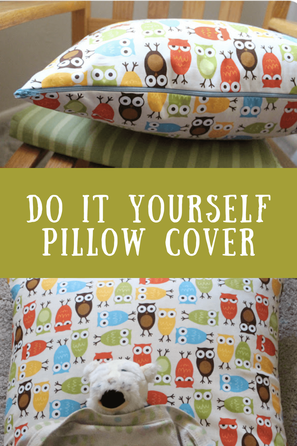 How to Sew a Pillow Cover With Zipper 3Step Tutorial