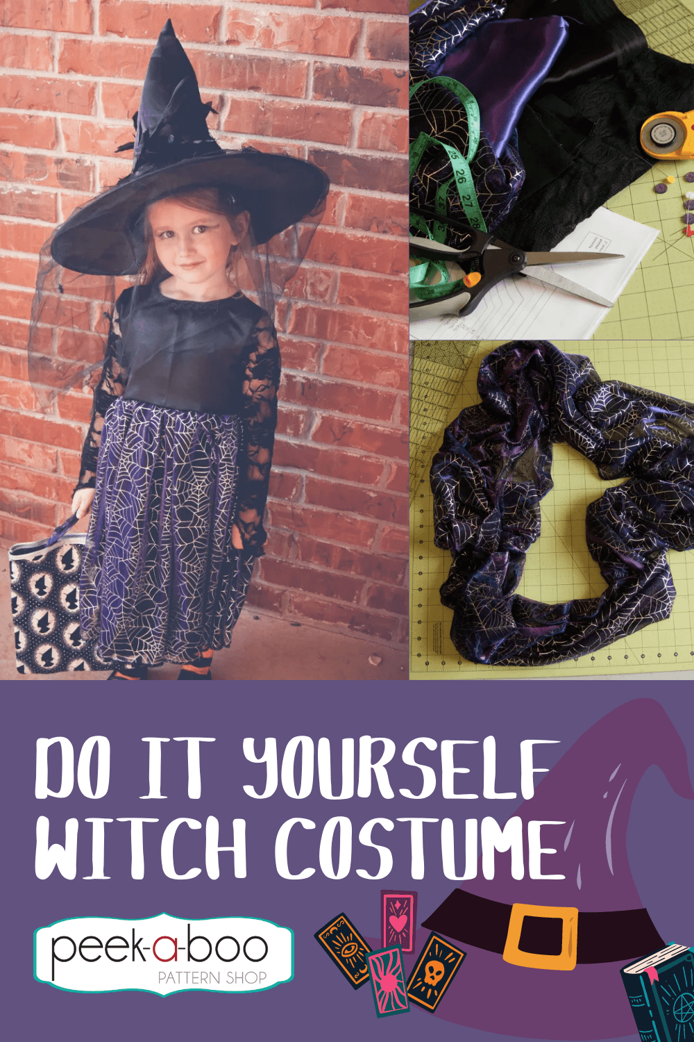 Homemade DIY Witch Costume Tutorial