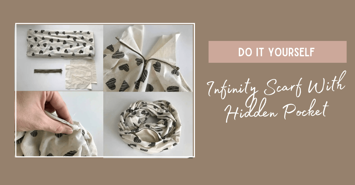 How to Make an Infinity Scarf With a Pocket