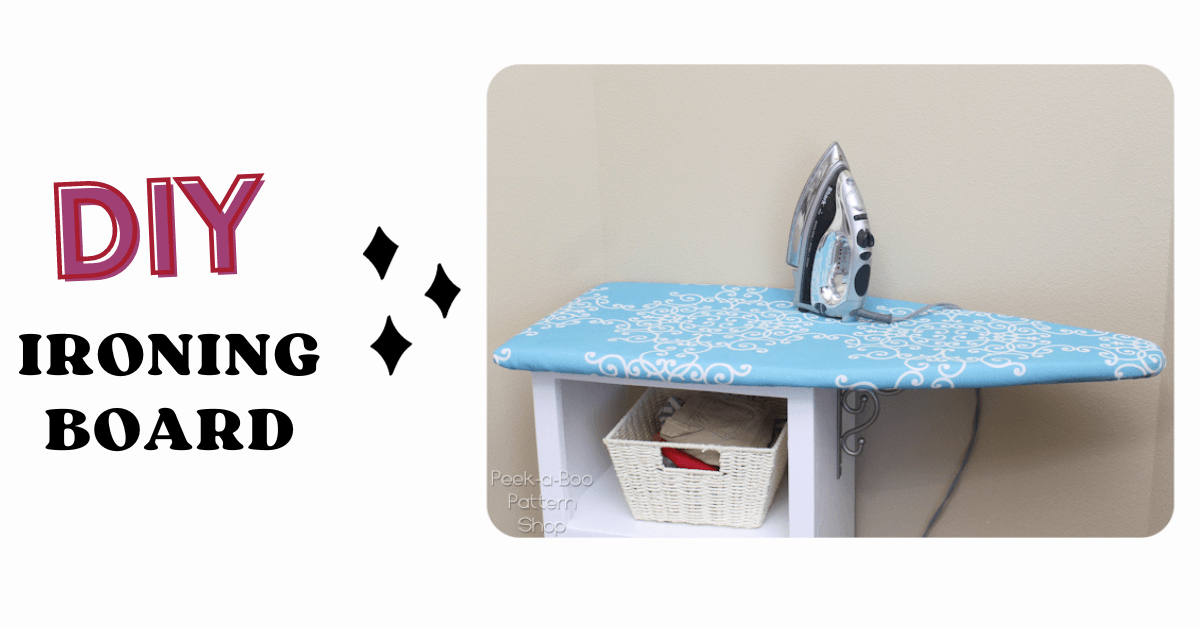 how to make drop down ironing board