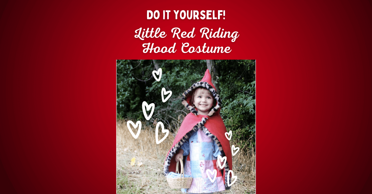 Little red riding outlet hood outfit diy