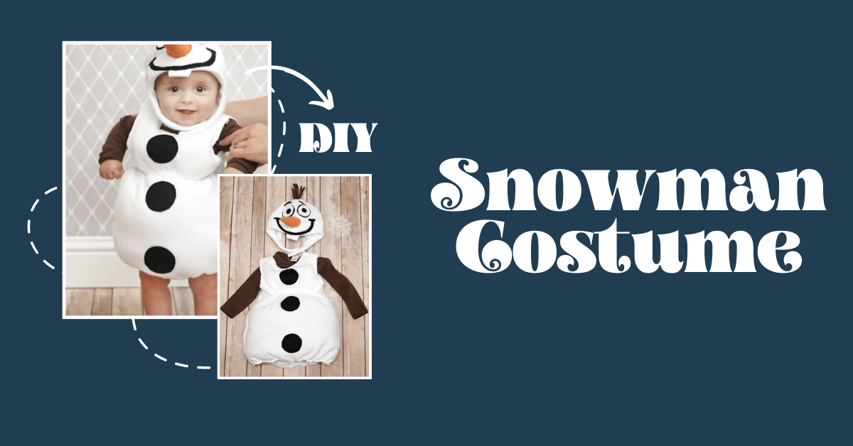 DIY Olaf Costume  Fun Snowman Costume for Kids