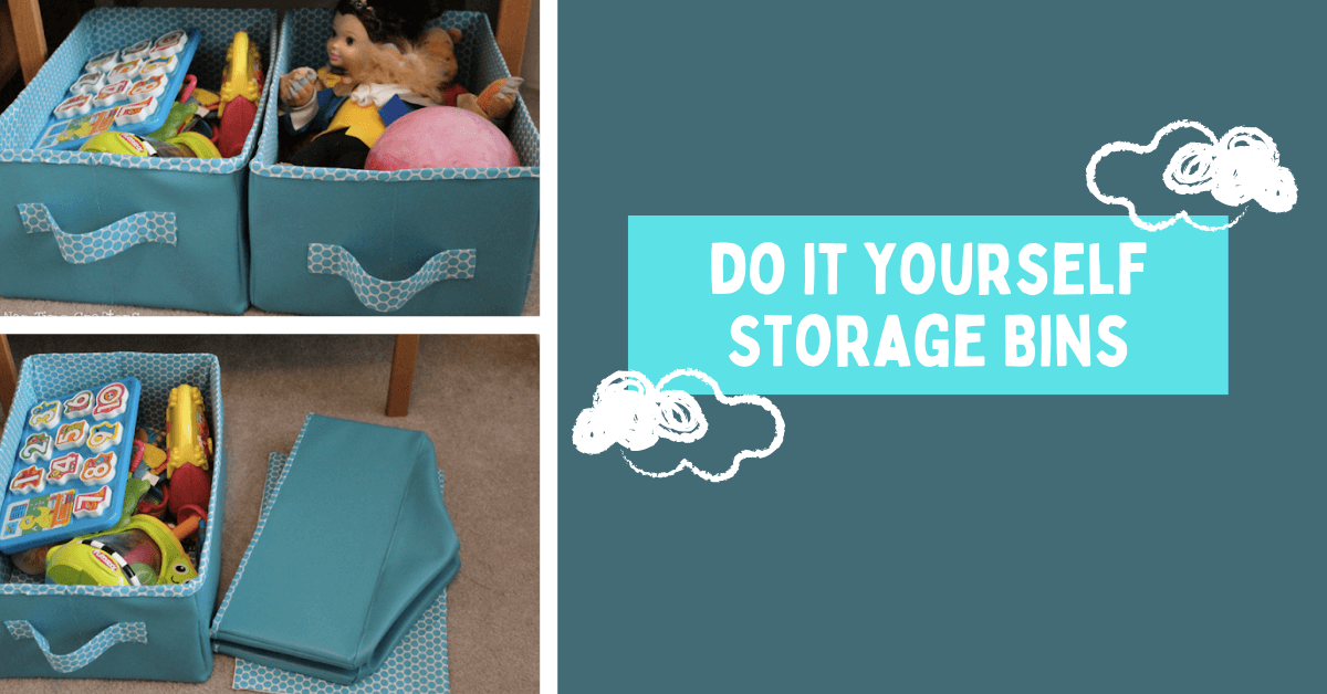 DIY Storage Bins, Free Collapsible Box Tutorial