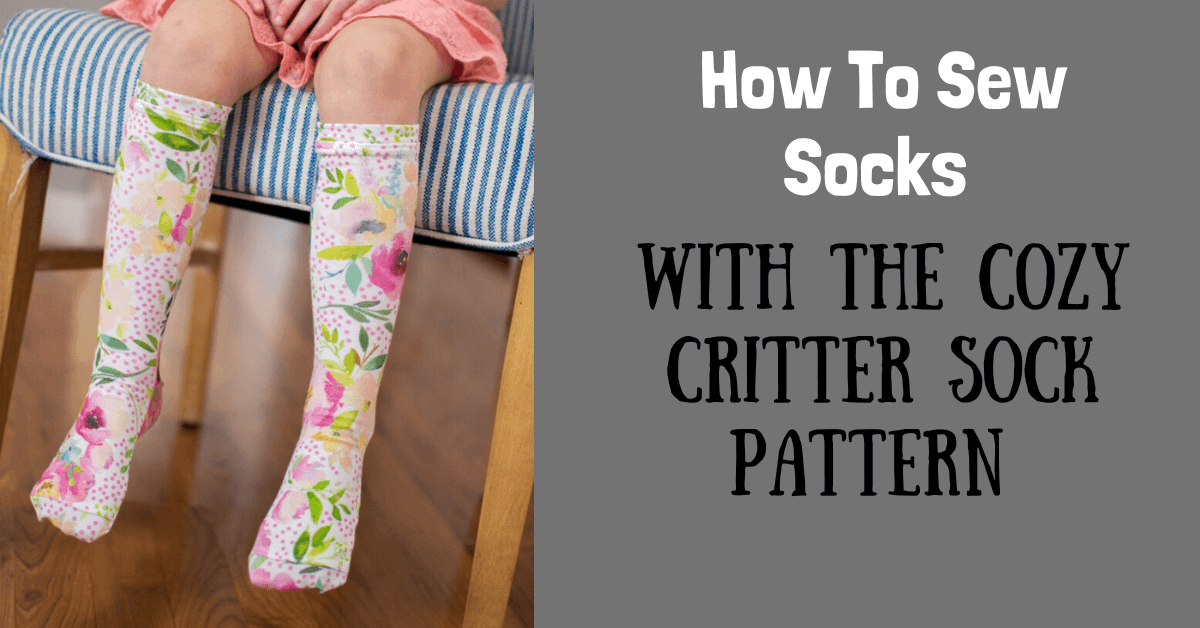 1 Sock Pattern for Sewing| How To Make Socks