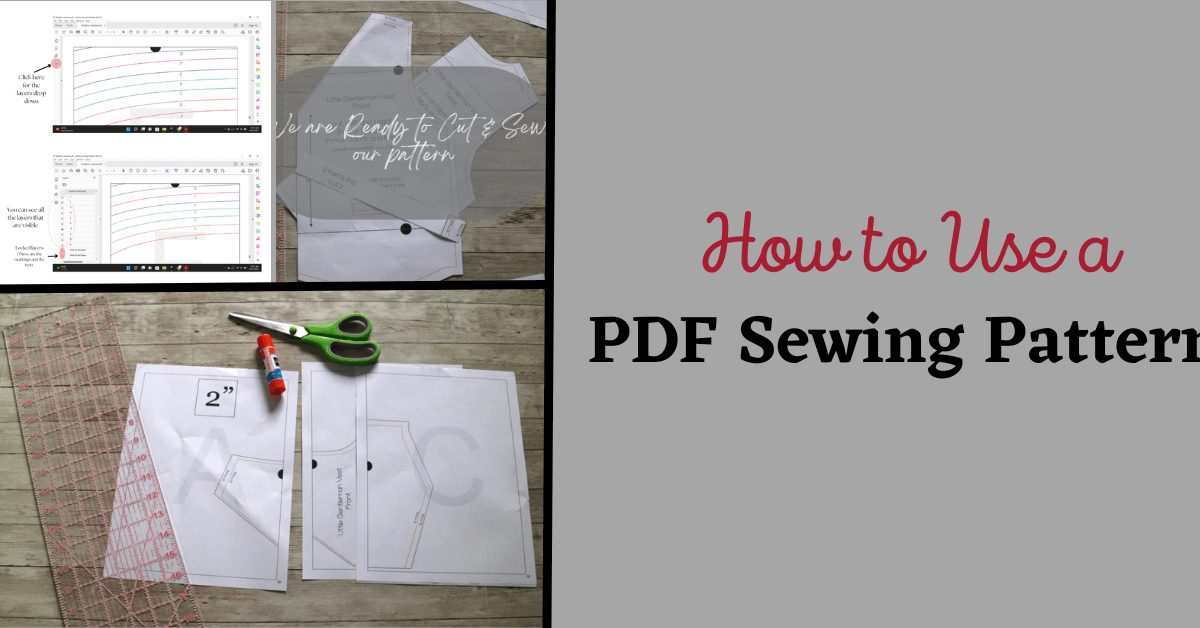 PRINT PDF SEWING PATTERNS (upload any copy shop, A0 or large format pattern)  - The Fold Line