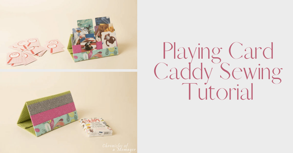 Playing Card Caddy Sewing Tutorial